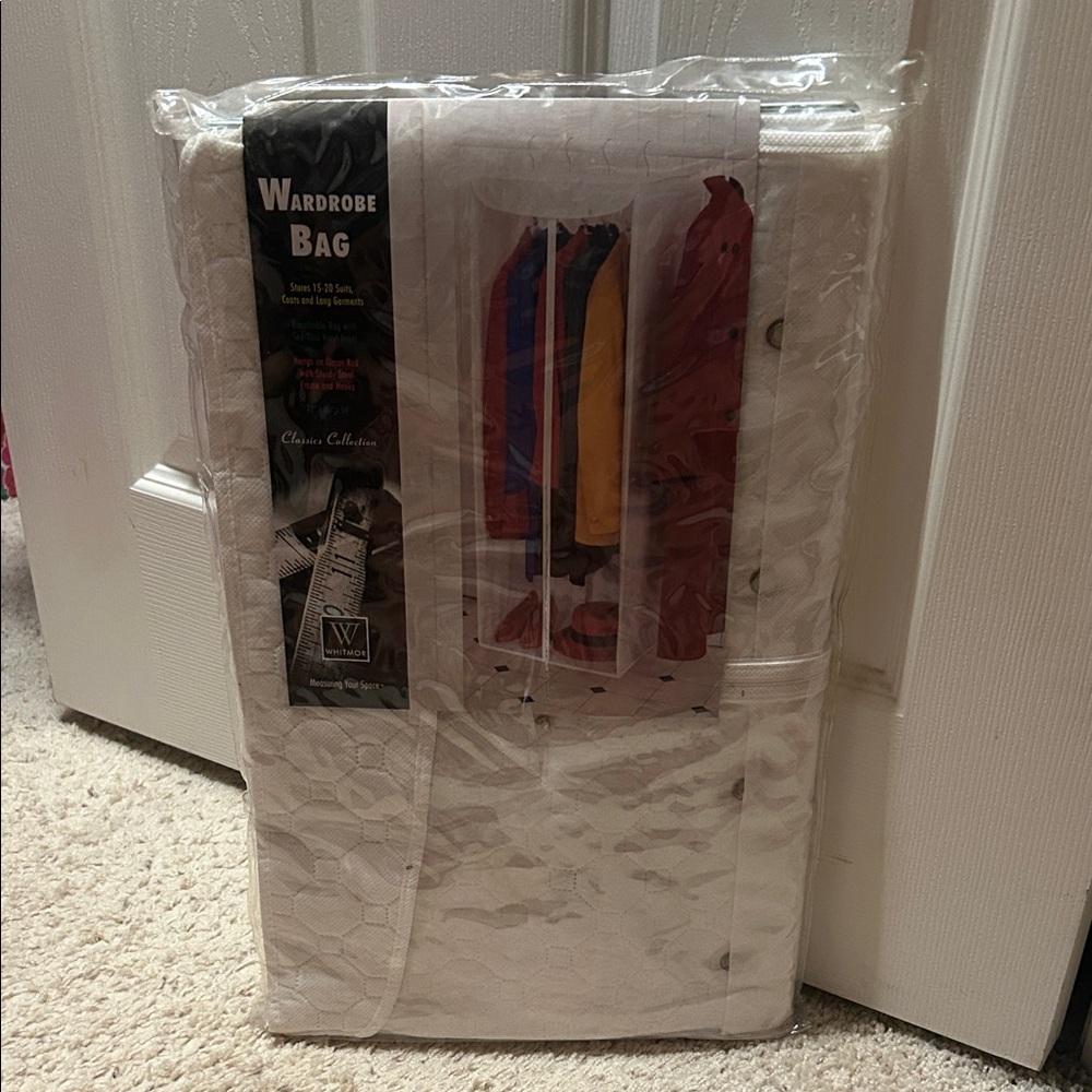 White Wardrobe Bag